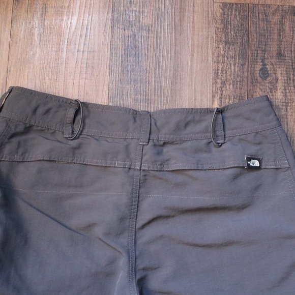 The North Face Shorts Women 10 Dark Gray Outdoor Hiking Camping - Picture 7 of 15